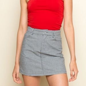 Brandy Melville gingham Juliette skirt